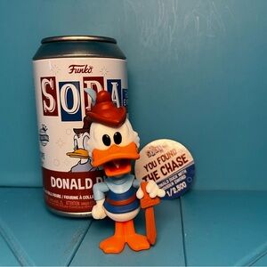 Funko Soda - Disney’s Donald Duck Chase - Flocked w/ Sword - D23 Expo 2022 Excl.